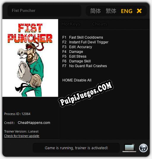 Fist Puncher: Cheats, Trainer +7 [CheatHappens.com]