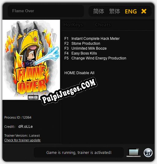 Entrenador liberado a Flame Over [v1.0.2]