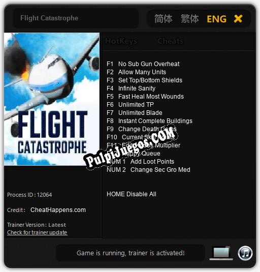 Flight Catastrophe: Trainer +14 [v1.3]