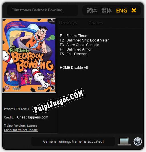 Entrenador liberado a Flintstones Bedrock Bowling [v1.0.2]