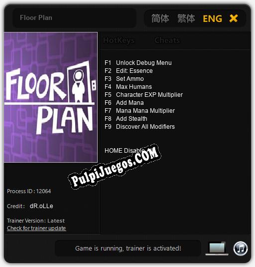 Floor Plan: Cheats, Trainer +9 [dR.oLLe]