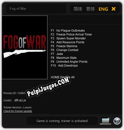 Fog of War: Cheats, Trainer +10 [dR.oLLe]