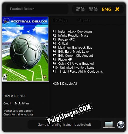 Football Deluxe: Treinador (V1.0.25)