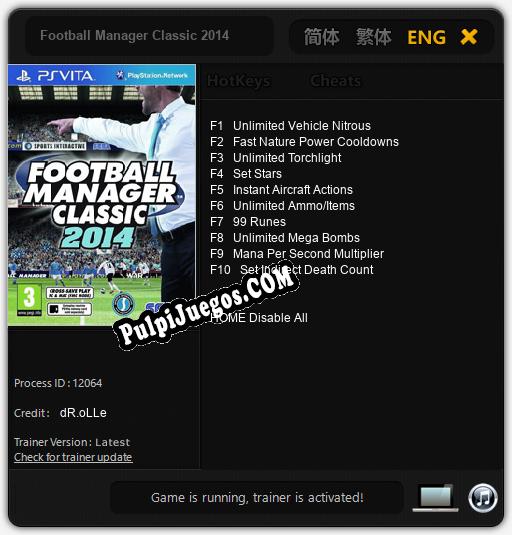 Entrenador liberado a Football Manager Classic 2014 [v1.0.7]