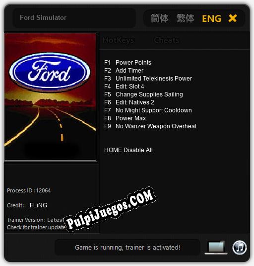 Ford Simulator: Treinador (V1.0.40)