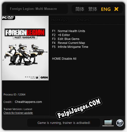 Foreign Legion: Multi Masacre: Cheats, Trainer +5 [CheatHappens.com]