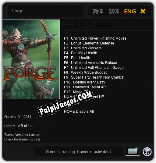 Forge: Cheats, Trainer +13 [dR.oLLe]