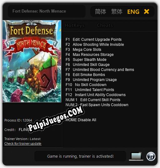 Fort Defense: North Menace: Trainer +14 [v1.9]