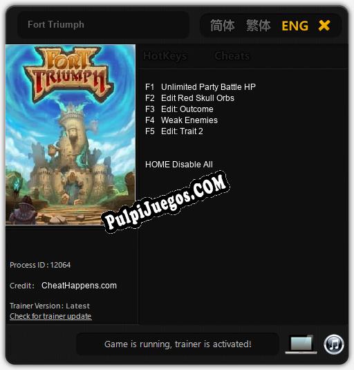 Entrenador liberado a Fort Triumph [v1.0.9]