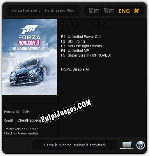 Forza Horizon 3: The Blizzard Mountain: Cheats, Trainer +5 [CheatHappens.com]