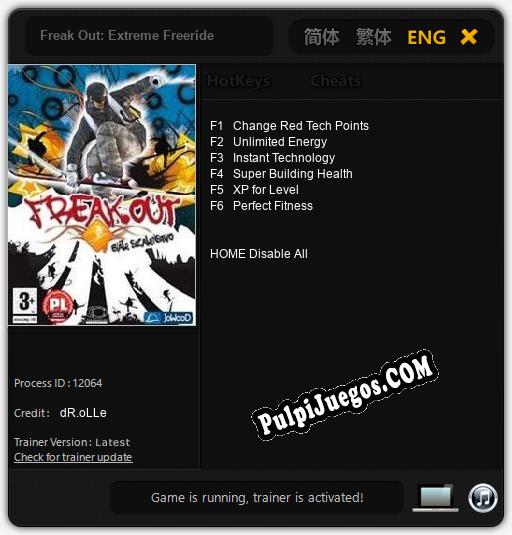 Freak Out: Extreme Freeride: Cheats, Trainer +6 [dR.oLLe]