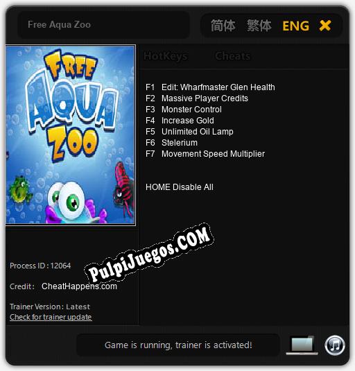 Free Aqua Zoo: Trainer +7 [v1.4]