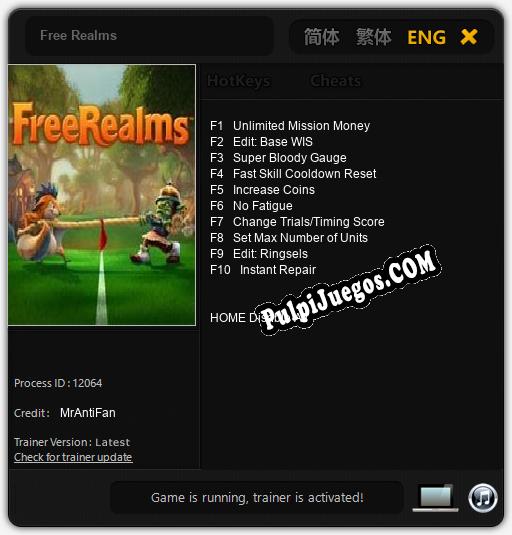 Free Realms: Treinador (V1.0.53)