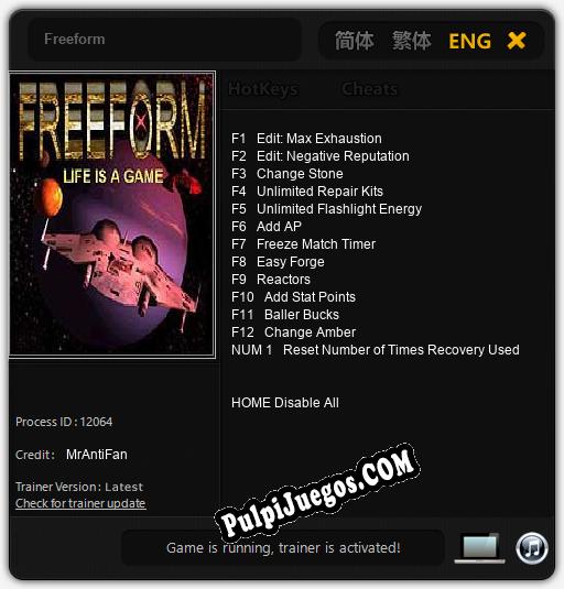 Entrenador liberado a Freeform [v1.0.8]