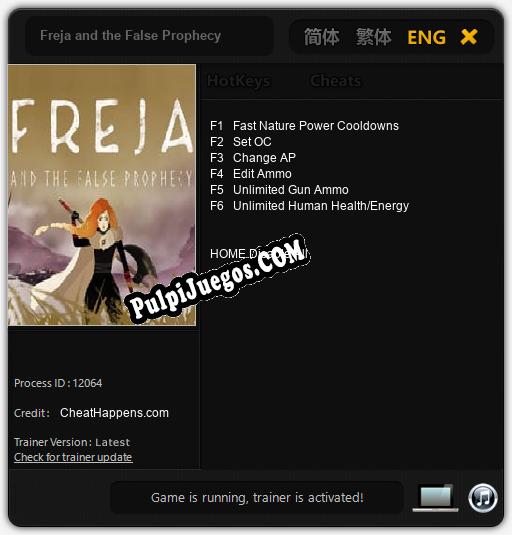 Freja and the False Prophecy: Treinador (V1.0.93)