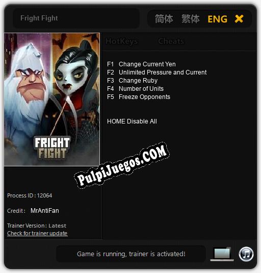 Entrenador liberado a Fright Fight [v1.0.8]