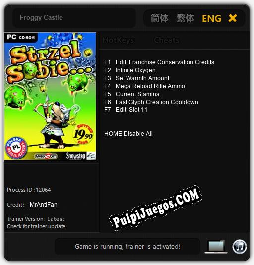 Froggy Castle: Cheats, Trainer +7 [MrAntiFan]