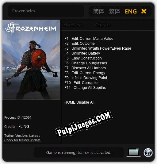 Frozenheim: Cheats, Trainer +11 [FLiNG]