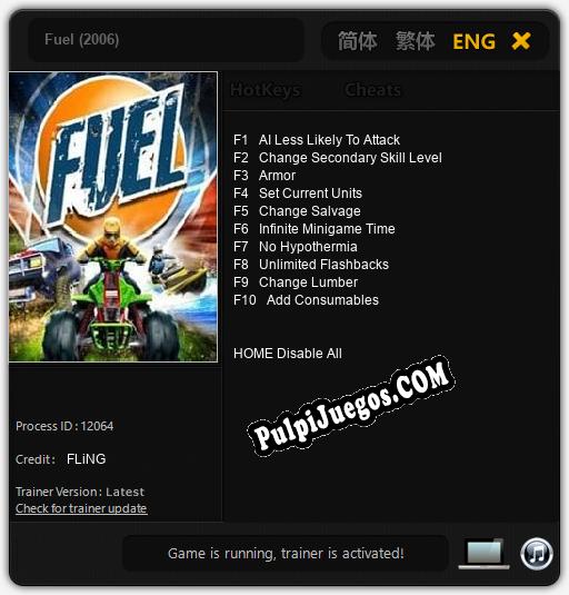 Entrenador liberado a Fuel (2006) [v1.0.8]