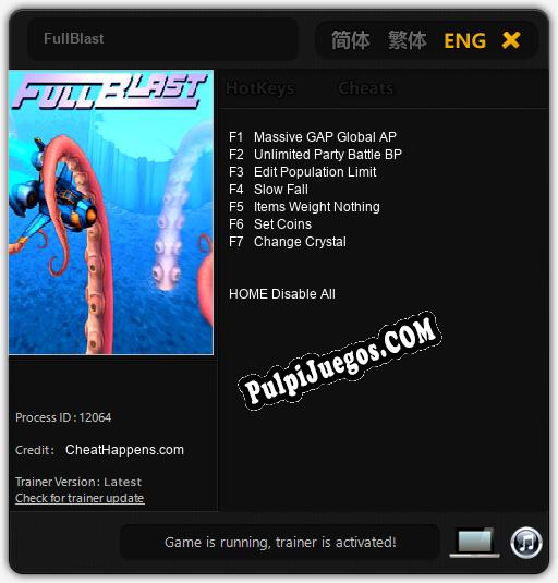 FullBlast: Treinador (V1.0.69)