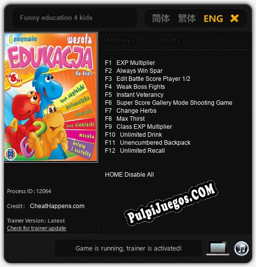 Entrenador liberado a Funny education 4 kids [v1.0.3]