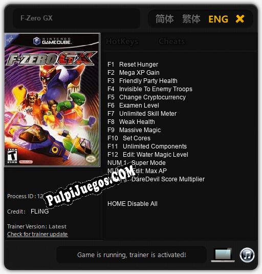 Entrenador liberado a F-Zero GX [v1.0.2]