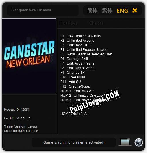 Entrenador liberado a Gangstar New Orleans [v1.0.8]