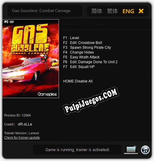 Gas Guzzlers: Combat Carnage: Treinador (V1.0.88)