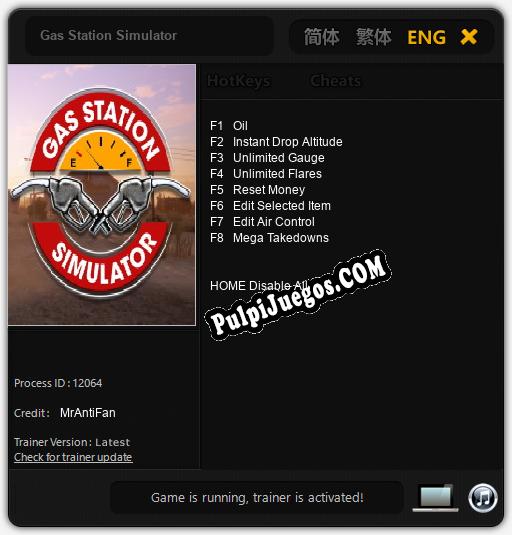 Gas Station Simulator: Trainer +8 [v1.9]