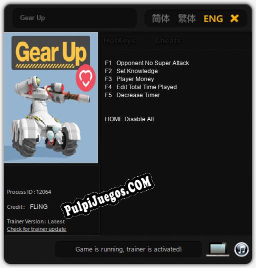 Gear Up: Trainer +5 [v1.6]