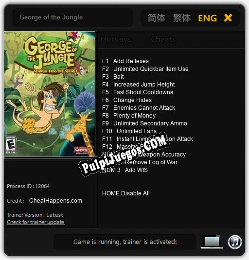 George of the Jungle: Treinador (V1.0.34)