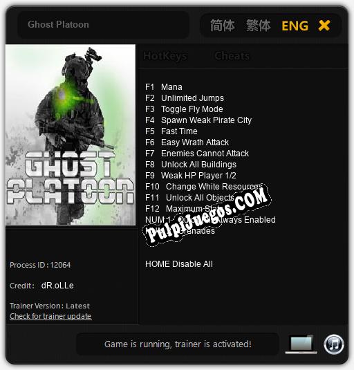 Ghost Platoon: Cheats, Trainer +14 [dR.oLLe]