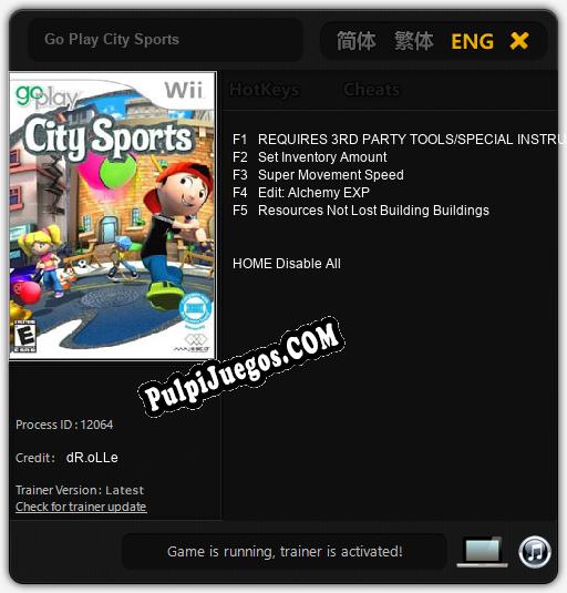 Go Play City Sports: Cheats, Trainer +5 [dR.oLLe]