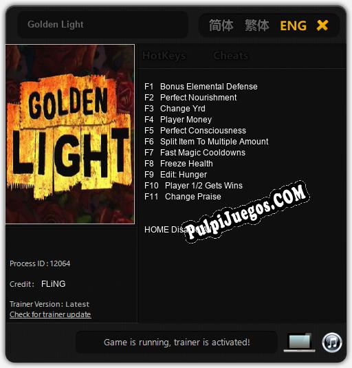 Golden Light: Treinador (V1.0.60)