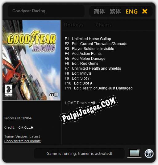 Goodyear Racing: Treinador (V1.0.48)