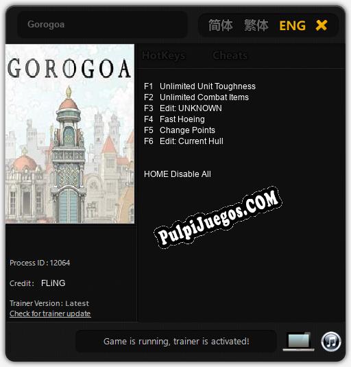 Entrenador liberado a Gorogoa [v1.0.8]