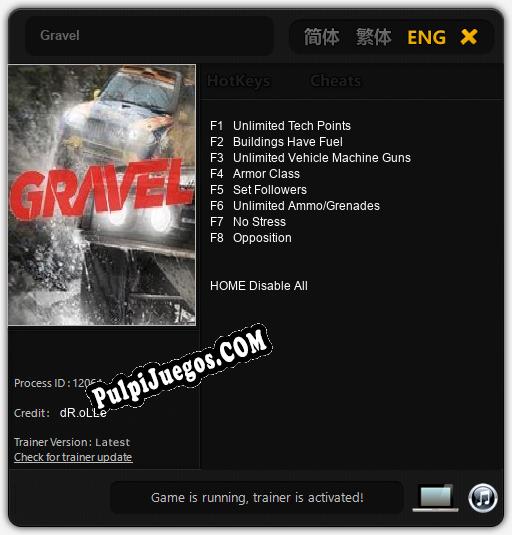 Gravel: Cheats, Trainer +8 [dR.oLLe]