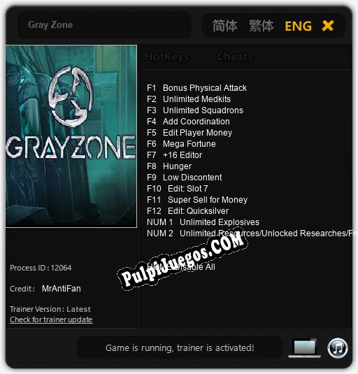 Gray Zone: Treinador (V1.0.66)