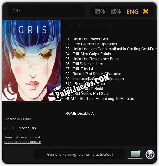 Entrenador liberado a Gris [v1.0.1]