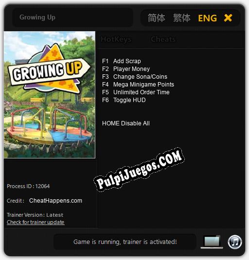 Growing Up: Trainer +6 [v1.6]