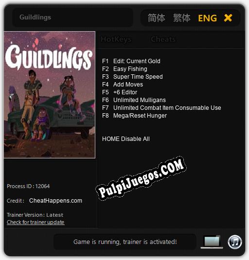 Guildlings: Cheats, Trainer +8 [CheatHappens.com]