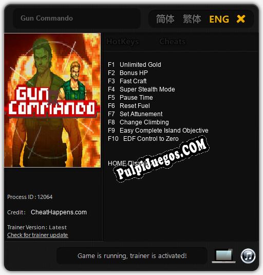 Entrenador liberado a Gun Commando [v1.0.9]