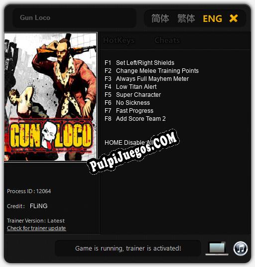 Gun Loco: Cheats, Trainer +8 [FLiNG]