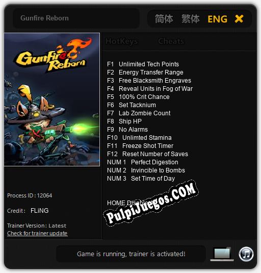 Gunfire Reborn: Cheats, Trainer +15 [FLiNG]