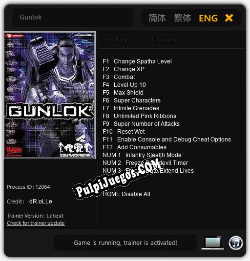 Gunlok: Trainer +15 [v1.9]