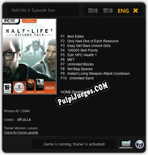 Half-Life 2: Episode Two: Treinador (V1.0.92)