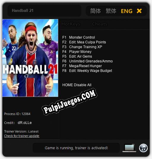 Handball 21: Treinador (V1.0.88)