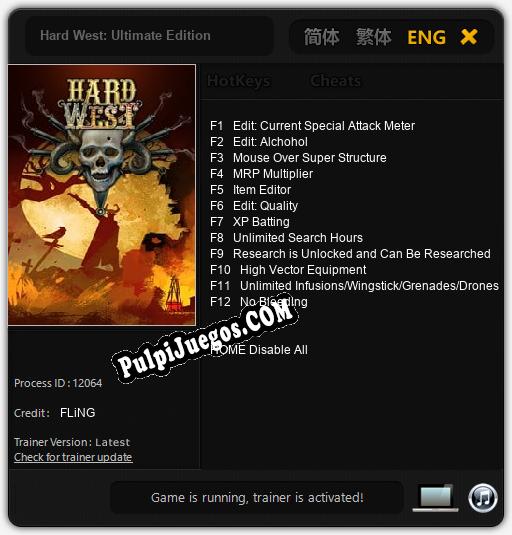 Hard West: Ultimate Edition: Trainer +12 [v1.6]