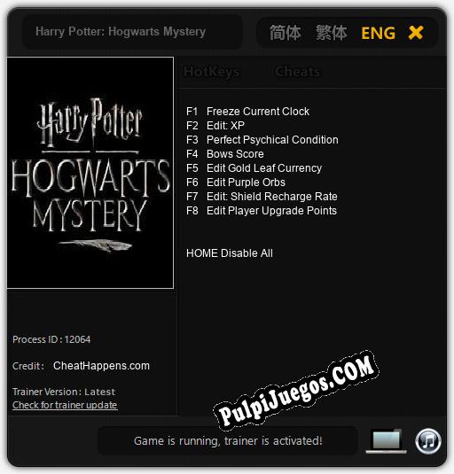 Harry Potter: Hogwarts Mystery: Cheats, Trainer +8 [CheatHappens.com]