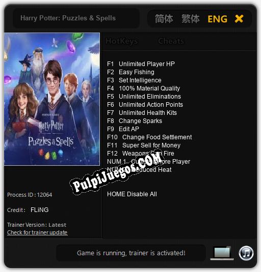 Entrenador liberado a Harry Potter: Puzzles & Spells [v1.0.7]